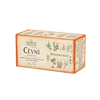 GREŠÍK Čaj Devatero bylin Cévní 20 n.s.