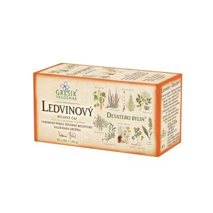 GREŠÍK Čaj Devatero bylin Ledvinový 20 n.s.