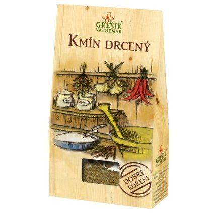 GREŠÍK Dobré koření Kmín drcený 50 g