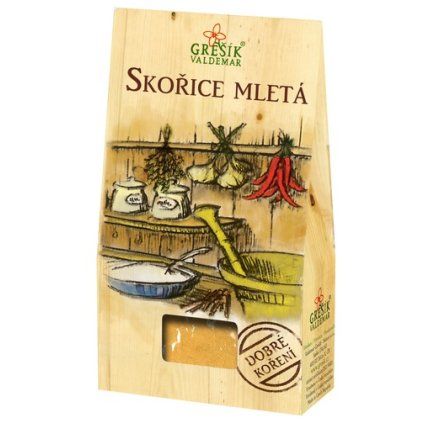 GREŠÍK Dobré koření Skořice mletá 50g