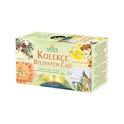 Kolekce bylinných čajů