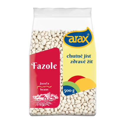ARAX Fazole bílá malá 500g 3Dv2