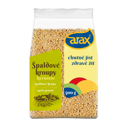 ARAX Špaldové kroupy 500g 3Dv1