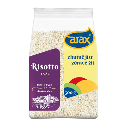ARAX Rýže risotto Arborio 500g 3Dv2