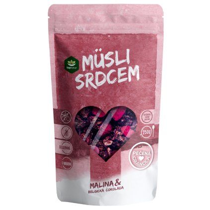 31018 Müsli srdcem Malina&Belgická Čokoláda 250g