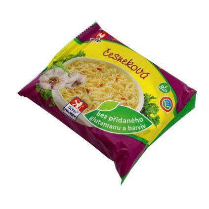 česneková polévka