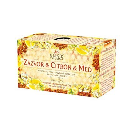 GREŠÍK Zázvor & Citrón & Med 20 n.s.