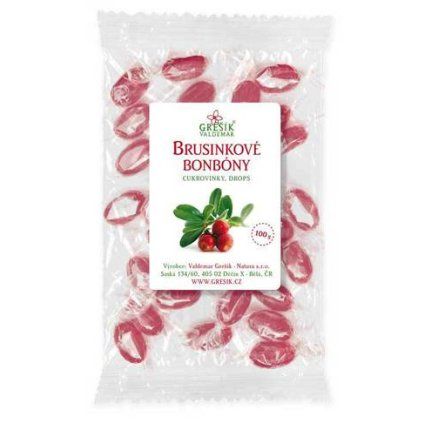 GREŠÍK Brusinkové bonbóny 100 g