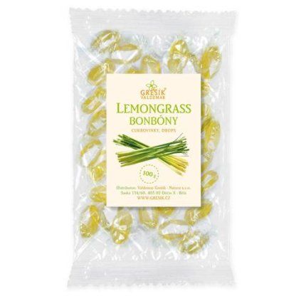 GREŠÍK Lemongrass bonbóny 100g