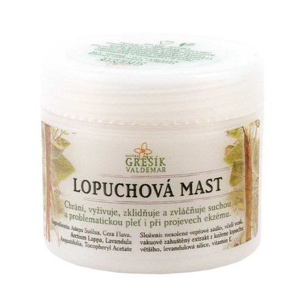 GREŠÍK Lopuchová mast 50 ml
