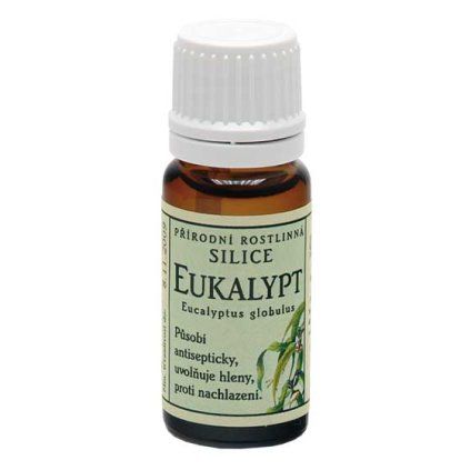 GREŠÍK Rostlinné silice Eukalypt přírodní 10 ml