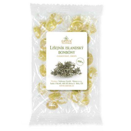 GREŠÍK Lišejník islandský bonbóny 100 g