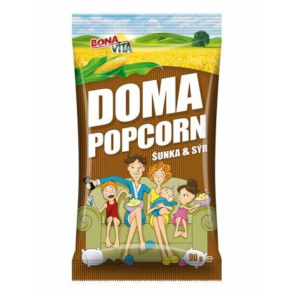 popcorn mikrovlnny sunka syr 90g
