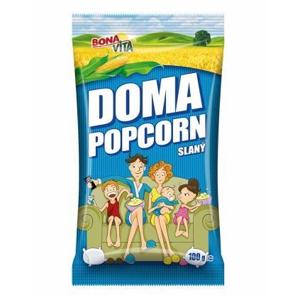 popcorn mikrovlnny slany 90g