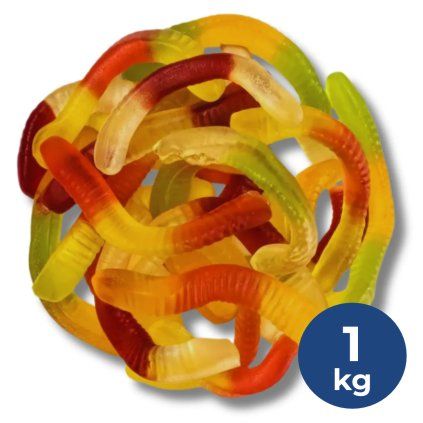 NUTSMAN Želé červíci velký AKCE 1 kg