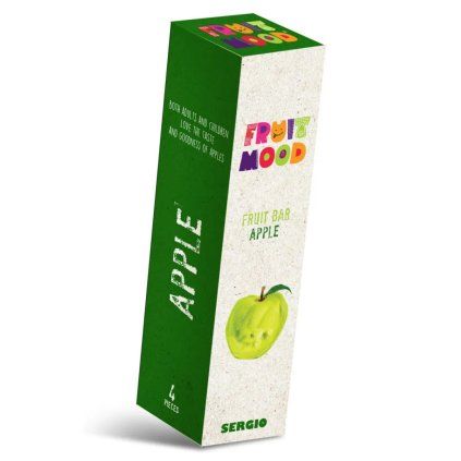 Sergio Ovocná tyčinka Fruit Mood jablko 4 ks