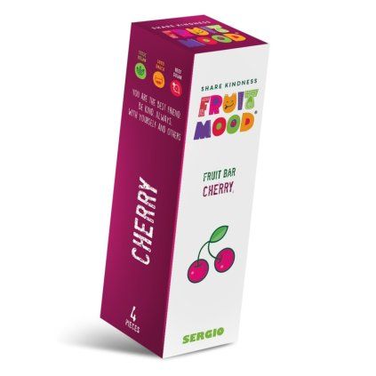 Sergio Ovocná tyčinka Fruit Mood třešeň 4 ks