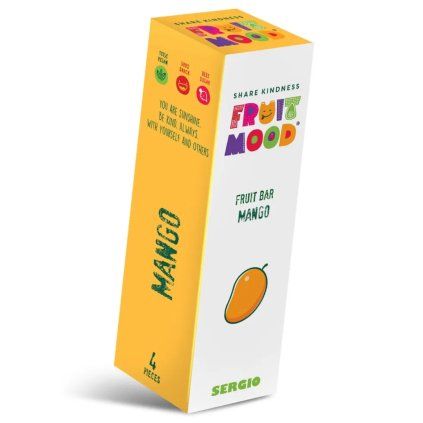 Sergio Ovocná tyčinka Fruit Mood mango 4 ks