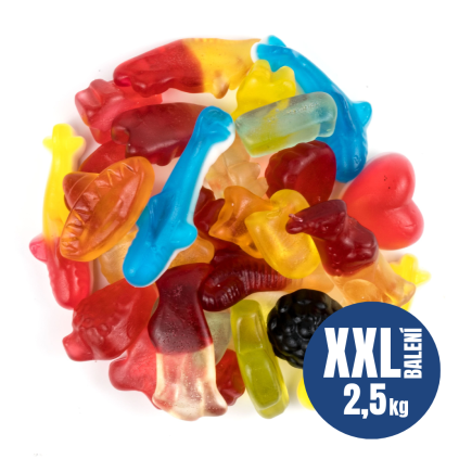 NUTSMAN Želé sladký MIX AKCE GASTRO 2,5 kg