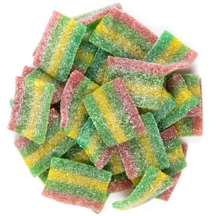 NUTSMAN Kyselé tutti frutti mini pásky