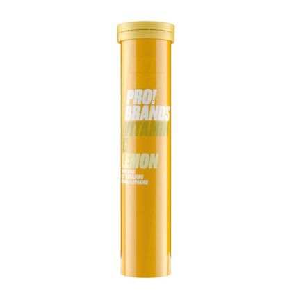 PROBRANDS Vitamin C šumivé tablety 20 ks citron 80 g