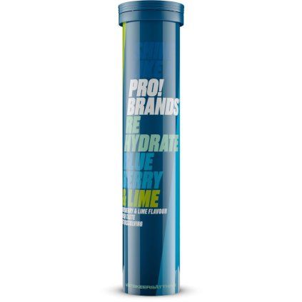 PROBRANDS REHYDRATE šumivé tablety 20 ks – borůvkalimetka 80 g