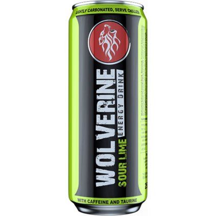 Wolverine Energy Drink limetka 250 ml