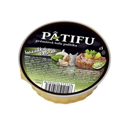 patifu bazalka cesnek 100g veto
