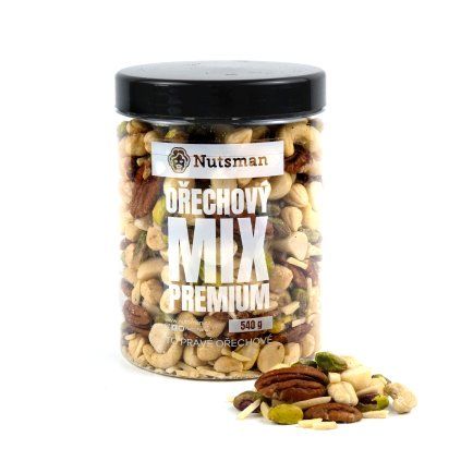 NUTSMAN Premium ořechová směs DÓZA 540 g