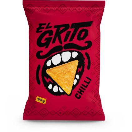 EL GRITO TORTILLA CHIPS CHILLI 90g