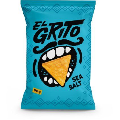 EL GRITO TORTILLA CHIPS SEA SALT 90g