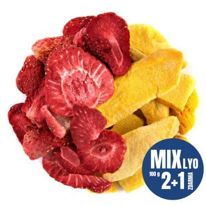 MIX 2X JAHODY + MANGO 1