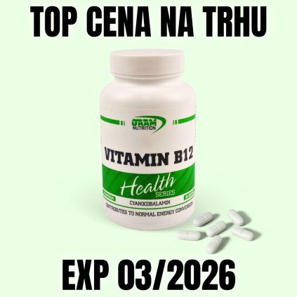 GAAM Vitamín B12 90 kapslí EXP 032026
