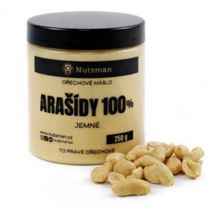 NUTSMAN Arašídové máslo jemné 100%