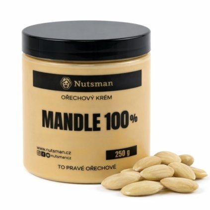 NUTSMAN Mandlový krém 100% 250 g