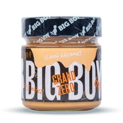 BIG BOY Grand Zero s příchutí slaný karamel 220 g 1