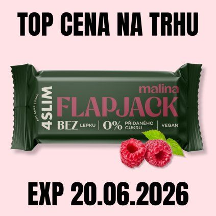 4SLIM Flapjack malina 55 g EXP 20.06.2026
