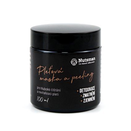HUMIC by NUTSMAN Pleťová maska a peeling 2v1 100 ml