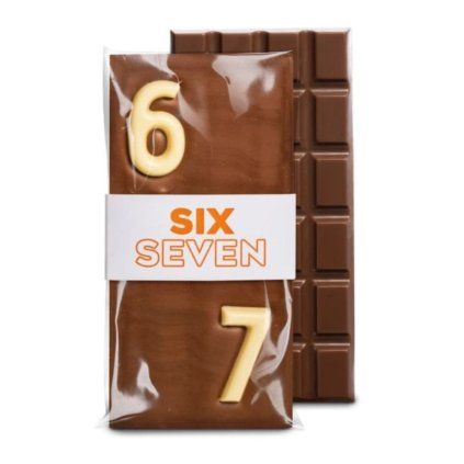 JANEK Mléčná čokoláda six seven 85 g 1