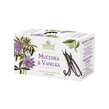 GREŠÍK Ovocný čaj Mučenka & Vanilka 20 n.s. DMT 05/2026