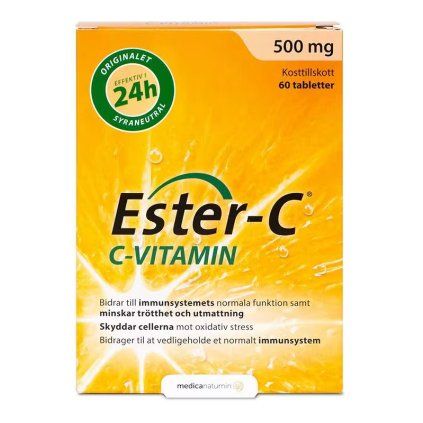 ESTER-C Vitamín C 500 mg 60 TBL DMT 06/2026