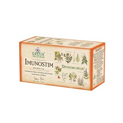 GREŠÍK čaj Devatero bylin Imunostim 20 n.s. DMT 06/2026