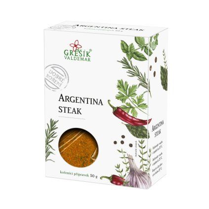 GREŠÍK Dobré koření Argentina steak 50 g DMT 08/2026