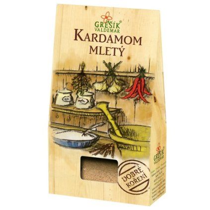 GREŠÍK Dobré koření Kardamom mletý 20 g DMT 08/2026