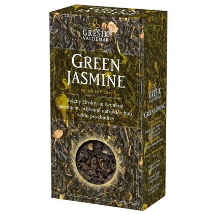 GREŠÍK Čaje 4 světadílů Green Jasmine z.č. 70 g DMT 08/2026