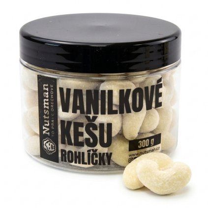 NUTSMAN Vanilkové kešu rohlíčky 300 g 1