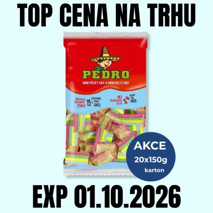 PEDRO Mini pásky mix KRT 20x150 g EXP 01.10.2026