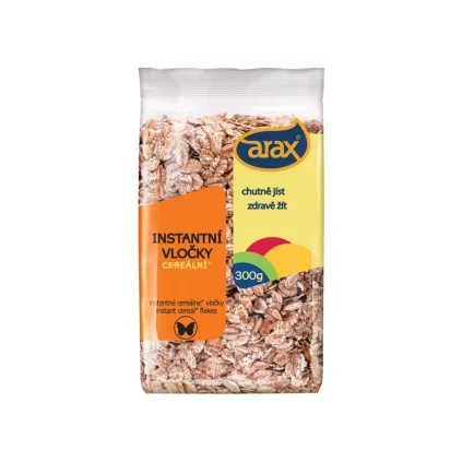 ARAX Špaldové vločky, instantní 300 g DMT 04/2026