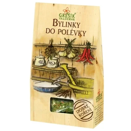 GREŠÍK Dobré koření Bylinky do polévky 40 g DMT 03/2026