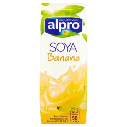 Alpro sojový nápoj banán 250ml DMT 01/2026